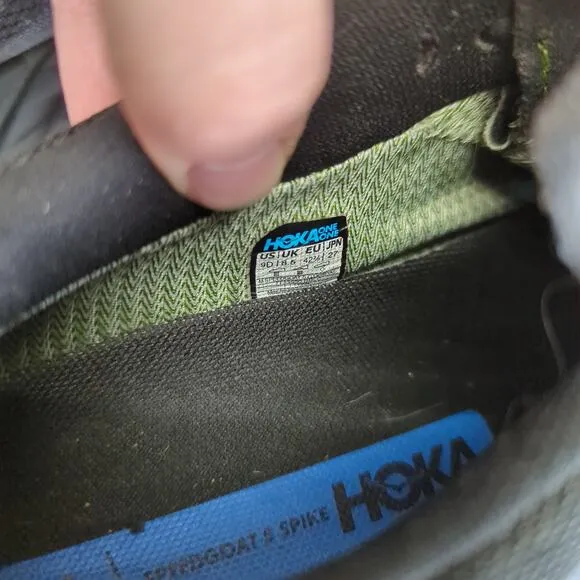 Hoka Speedgoat 5 Spike Waterproof Trail Shoes Gore-Tex Mens 9 1133550 Run Winter