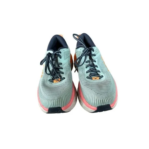Hoka One One Womens Bondi 7 Mesh Lace Up Road Running Sneaker Shoes Size 10d
