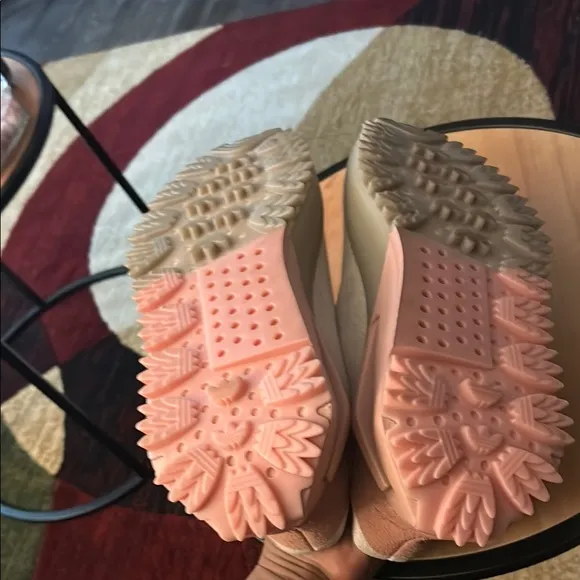 Humanrace by Pharrell Beige and Pink Sneakers