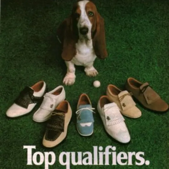 Hush Puppies Brushed Pigskin Vintage Golf Shoes