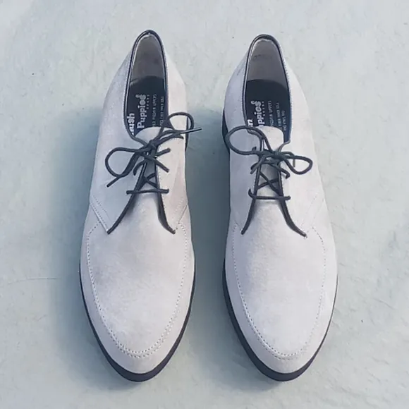 Hush Puppies Brushed Pigskin Vintage Golf Shoes