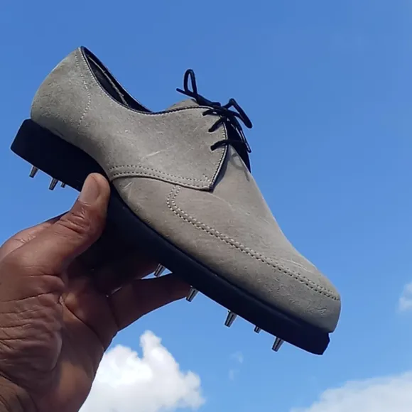 Hush Puppies Brushed Pigskin Vintage Golf Shoes