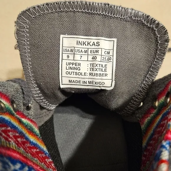 Inkkas Sherpa High Tops Handmade in Peru