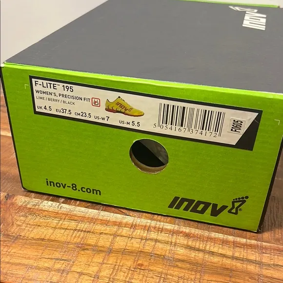 Inov-8 Lime and Berry Athletic Shoes, Women’s 7