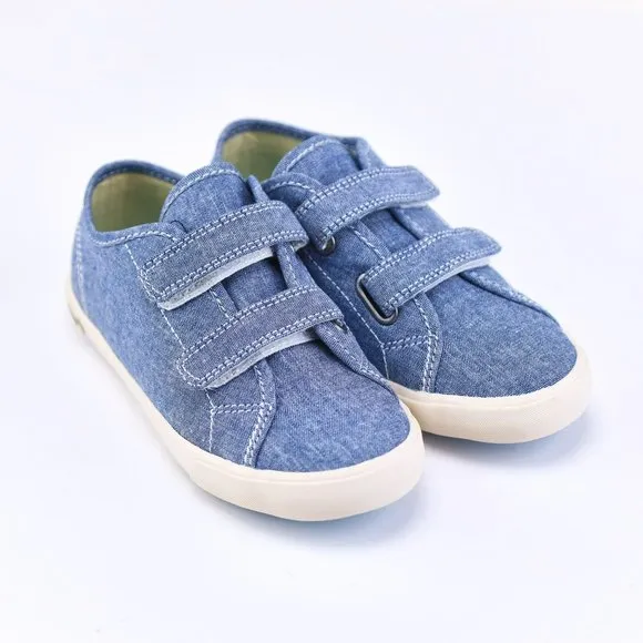 J Crew x SeaVees Kid's Boy's Girl's Monterey Sneakers Blue 13C