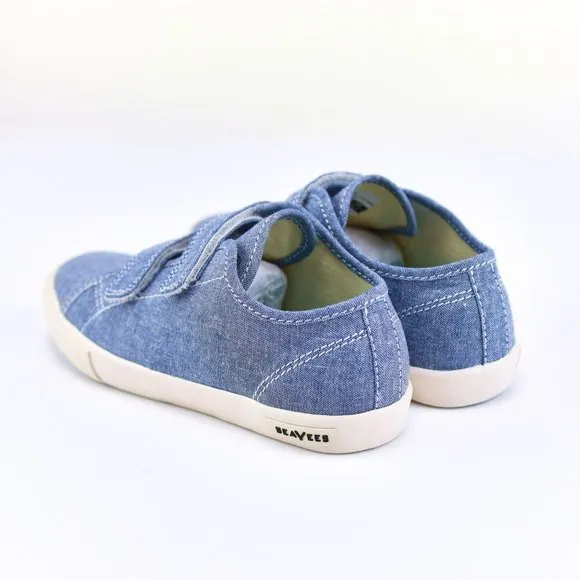 J Crew x SeaVees Kid's Boy's Girl's Monterey Sneakers Blue 13C
