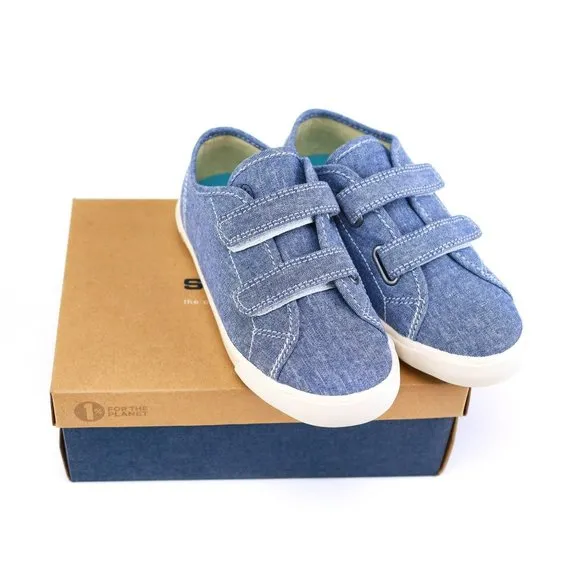 J Crew x SeaVees Kid's Boy's Girl's Monterey Sneakers Blue 13C