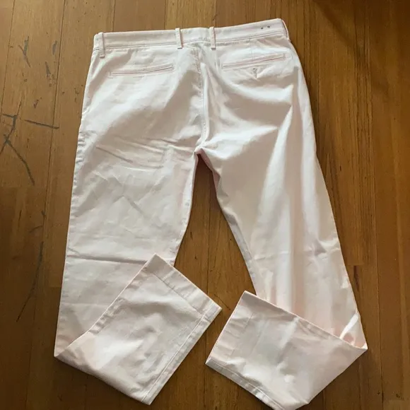 J. CREW484 Slim Fit Stretch Chino Pants In Subtle Pink  35 x 32