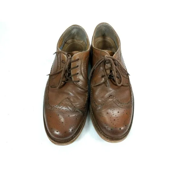 J. Murphy Johnston Murphy 11 M BROWN WINGTIP SHOES