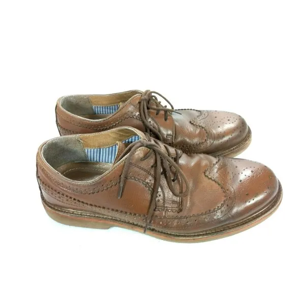 J. Murphy Johnston Murphy 11 M BROWN WINGTIP SHOES