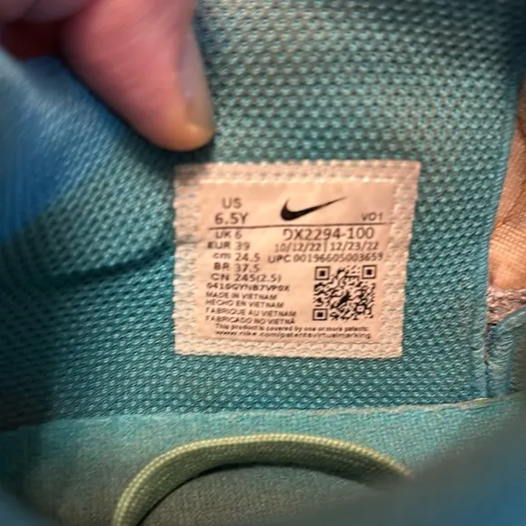 JA Morant sneakers size 6.5Y.