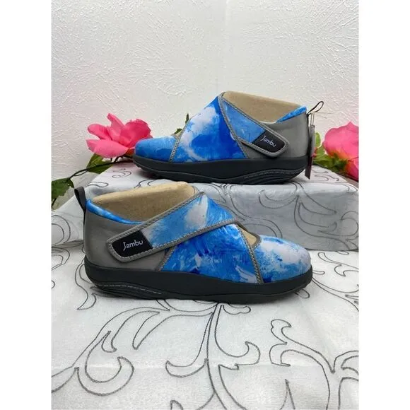 Jambu Women’s Millie Eco Vegan Casual Walking Shoes/Blue/Size 7.5