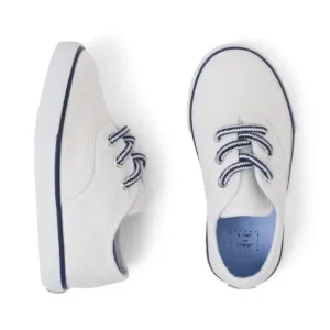 Janie and Jack White Canvas Sneakers (Size 5, Size 7, Size 8, Size 10)