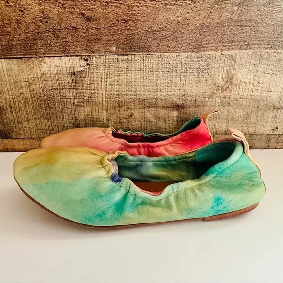 Jasper &amp; Jeera Anthropologie Watercolor Flats