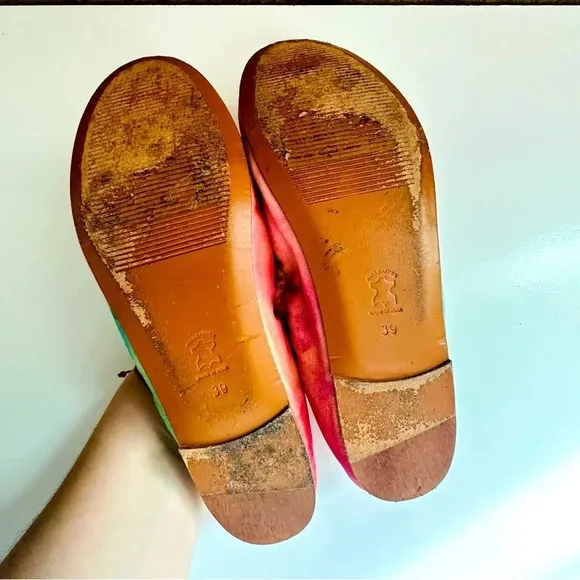Jasper &amp; Jeera Anthropologie Watercolor Flats