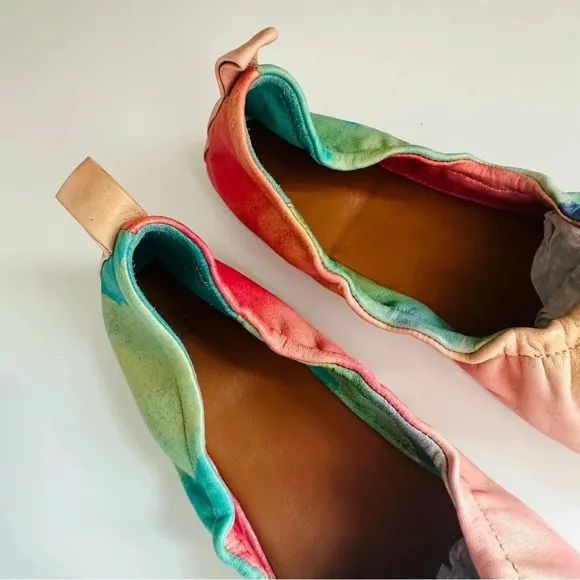 Jasper &amp; Jeera Anthropologie Watercolor Flats