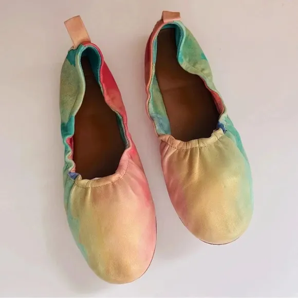 Jasper &amp; Jeera Anthropologie Watercolor Flats