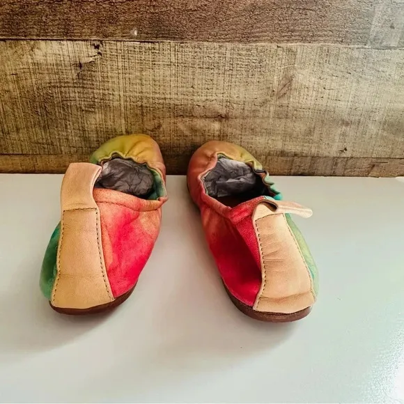 Jasper &amp; Jeera Anthropologie Watercolor Flats