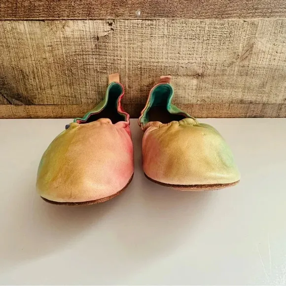 Jasper &amp; Jeera Anthropologie Watercolor Flats