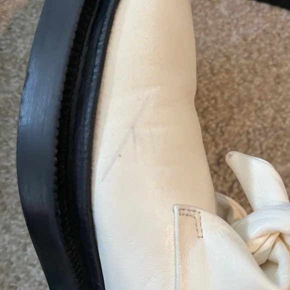 Jil Sander White Flats Minimalist Design