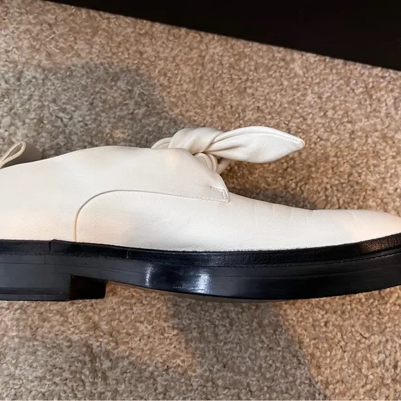 Jil Sander White Flats Minimalist Design