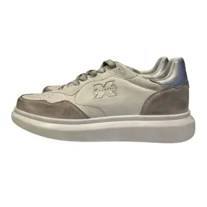 John Richmond Men's Distressed Side Logo‎ White Sneakers Size 8