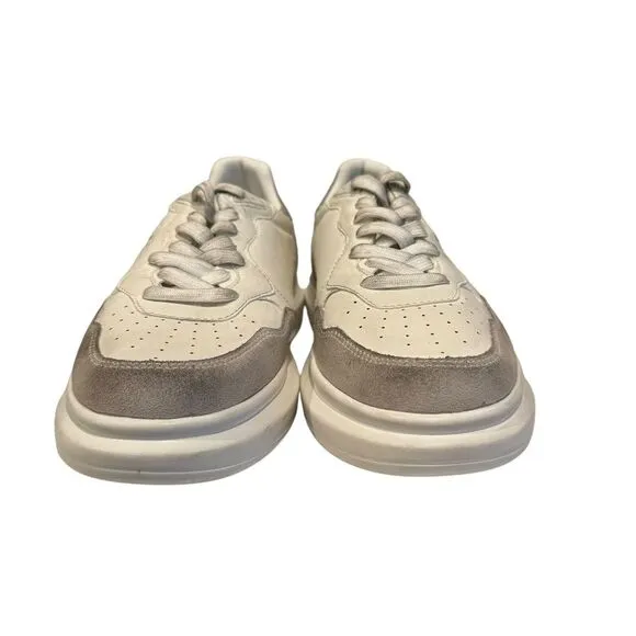 John Richmond Men's Distressed Side Logo‎ White Sneakers Size 8