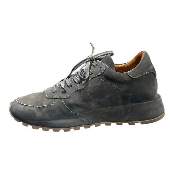 John Varvatos Men's Les Varsity Suede Trainer Sneakers Size 10.5