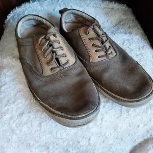 John Varvatos Redding Oxford Clay suede canvas Low top sneakers - 10.5