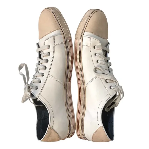 JOHN VARVATOS Star USA Mick Low Leather Sneakers