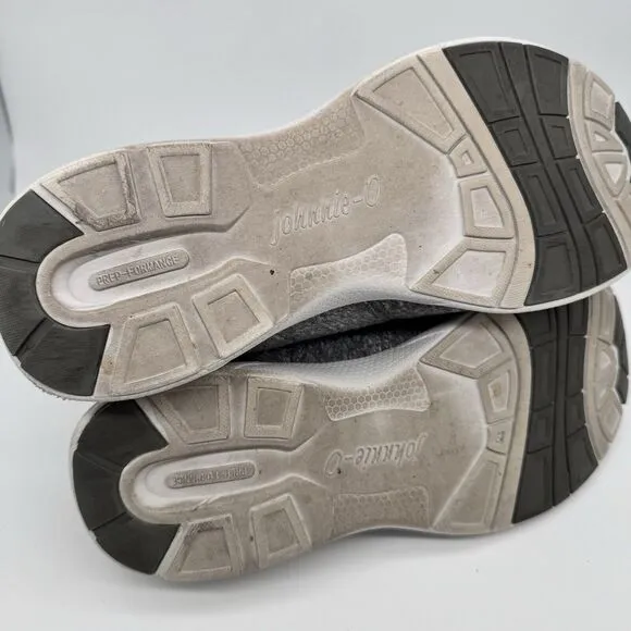 Johnnie-O Mens Sneakformance Gray Running Shoes Size 8