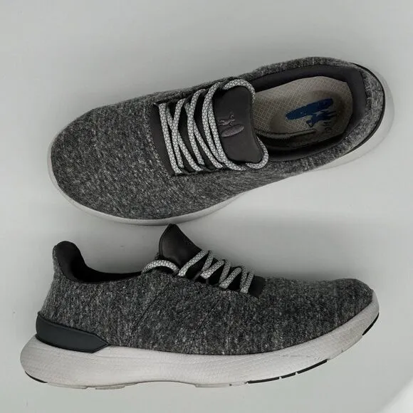 Johnnie-O Mens Sneakformance Gray Running Shoes Size 8