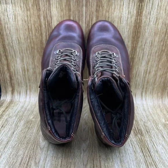 Johnston‎ &amp; Murphy Ankle Boots Men's Size 10.5 Brown Vibram Leather Hiking Boots