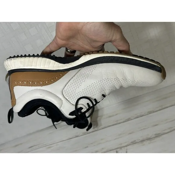 Johnston &amp; Murphy XC4 H1-Luxe Hybrid Golf Shoes Brown Leather Men 11.5 M 25-3968