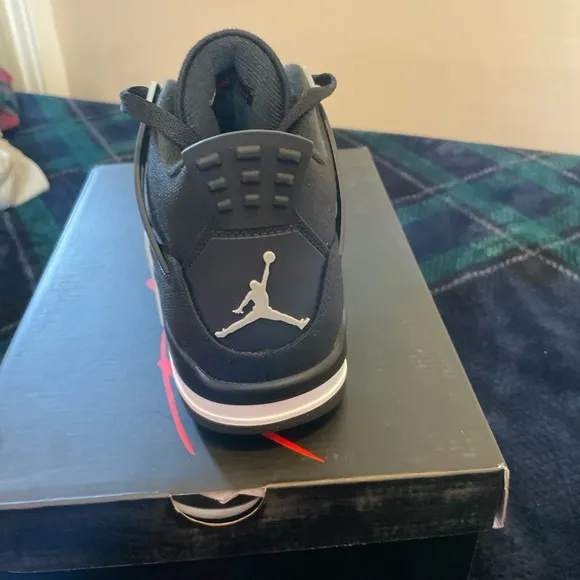 Jordan 4 black canvas size 8