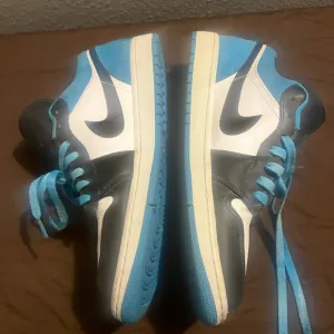 Jordan Athletic Shoes - Blue, Black, White Air Jordan Low SE Laser Blue