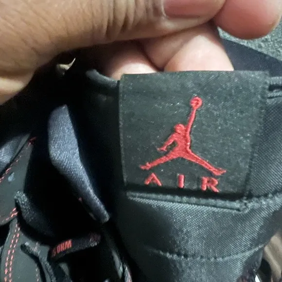 Jordan Black and Red Athletic High-Top Sneakers Jordan 1 Come Fly With Me
