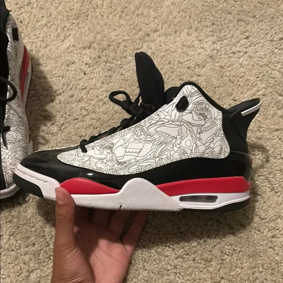 Jordan Black and Red dub zero’s worn once
