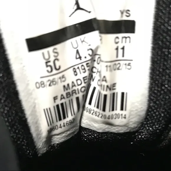 Jordan Flight Tradition Toddler Sneakers Velcro 5c