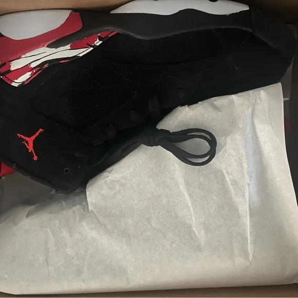 Jordan Kids jumpman mvp Black and Red Sneakers