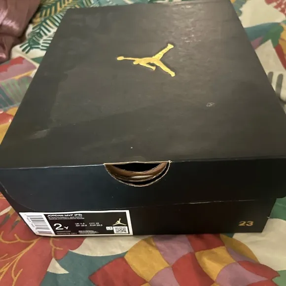 Jordan Kids jumpman mvp Black and Red Sneakers