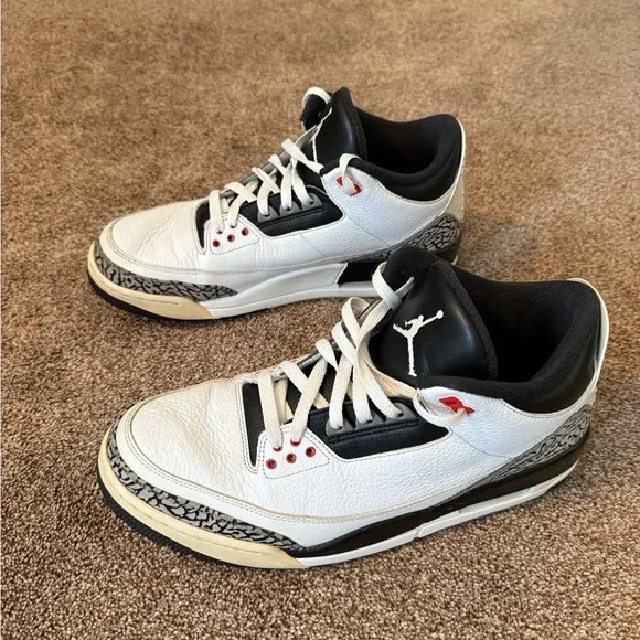 Jordan Retro 3 Infrared 23 Sneakers Size 12