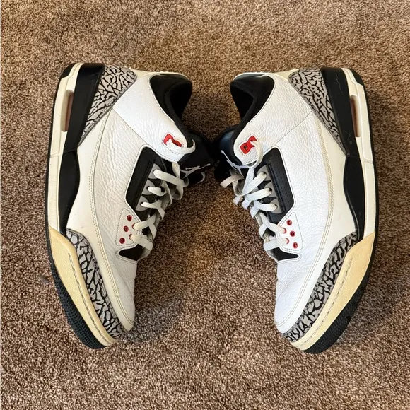 Jordan Retro 3 Infrared 23 Sneakers Size 12
