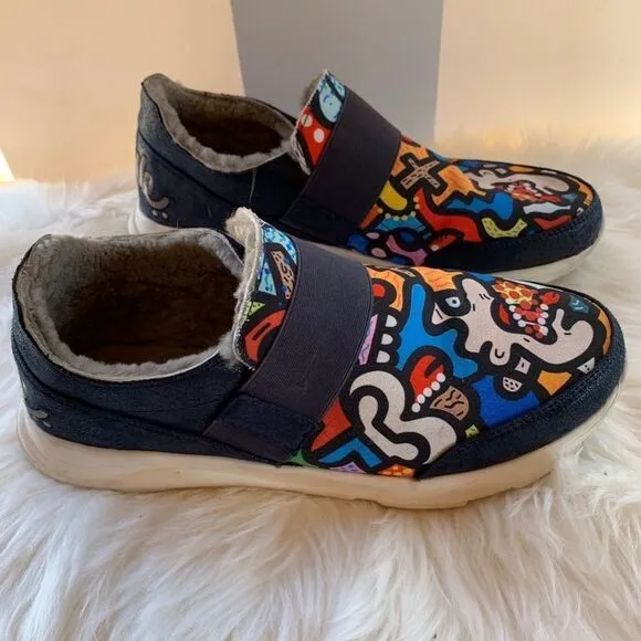Joy &amp; Mario Casual Running Shoes Pile Lined Size 9