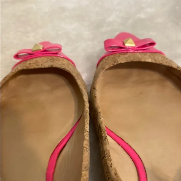 Kate Spade Pink and Tan Women's Slingback Shoes