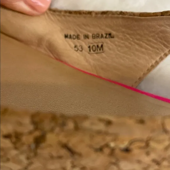 Kate Spade Pink and Tan Women's Slingback Shoes