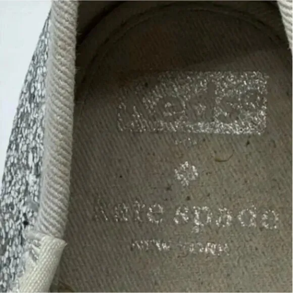 Kate Spade x Keds New York All-over Glitter Sneakers Size 10