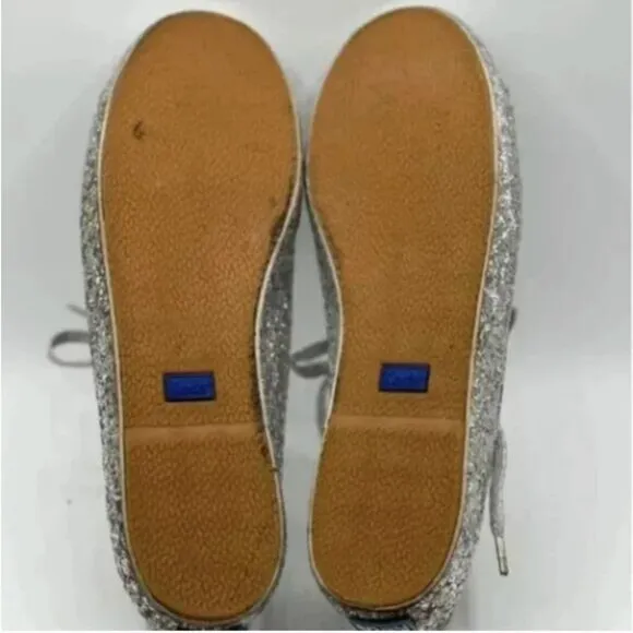 Kate Spade x Keds New York All-over Glitter Sneakers Size 10