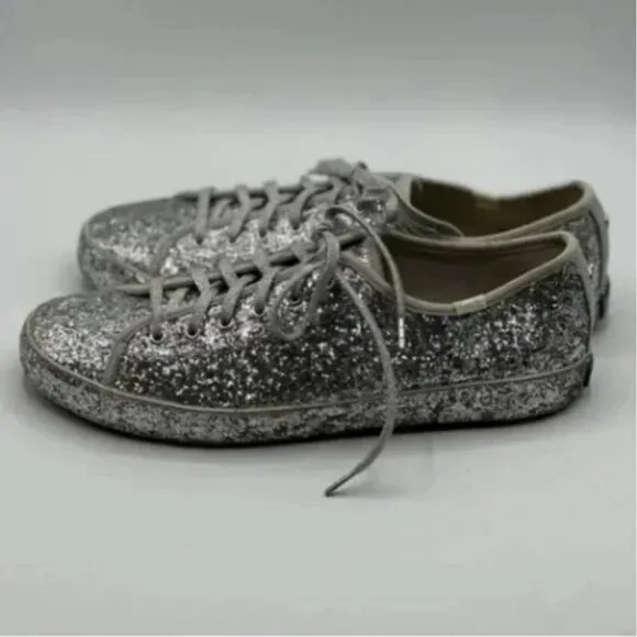 Kate Spade x Keds New York All-over Glitter Sneakers Size 10