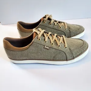 Keds Women's Center II Tan Sneakers Casual Canvas Low-Top Size 11
